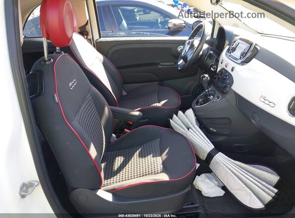 3C3CFFKR2HT699810 2017 FIAT 500 Белый Вид салона спереди