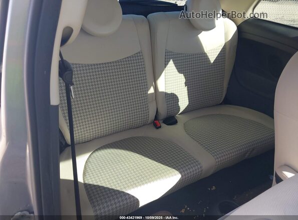 3C3CFFKR7HT553872 2017 FIAT 500 Silver VIN კოდის სტიკერის ხედი