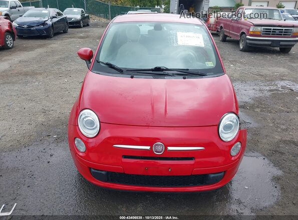 3C3CFFKRXHT697948 2017 FIAT 500 Red Rear interior view