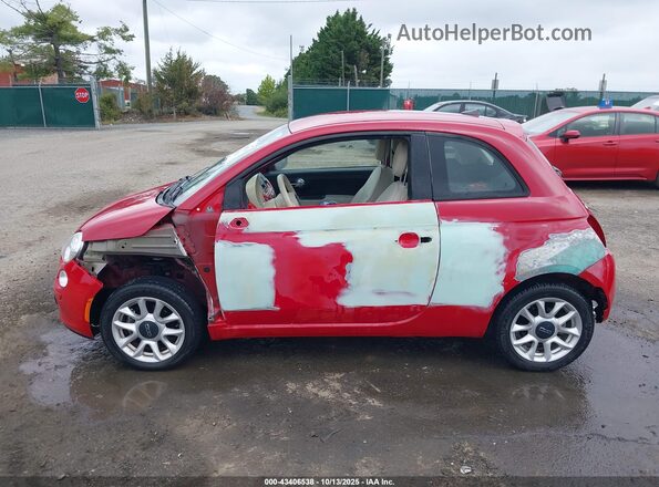 3C3CFFKRXHT697948 2017 FIAT 500 Red 