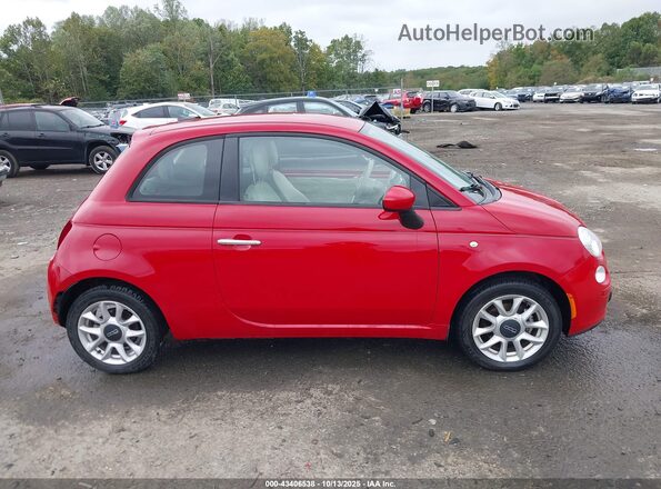 3C3CFFKRXHT697948 2017 FIAT 500 Red 360 interior view