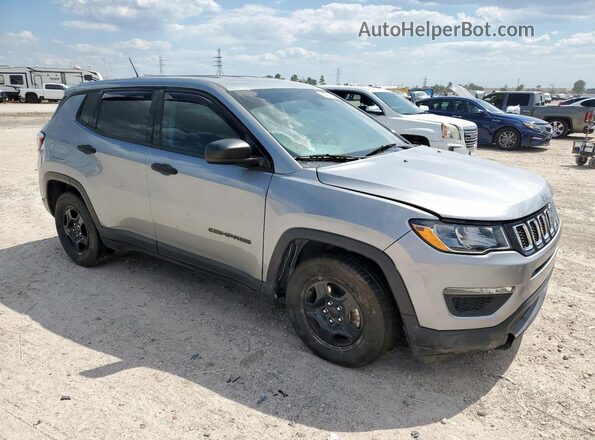 3C4NJCAB3MT514602 2021 JEEP COMPASS Silver 