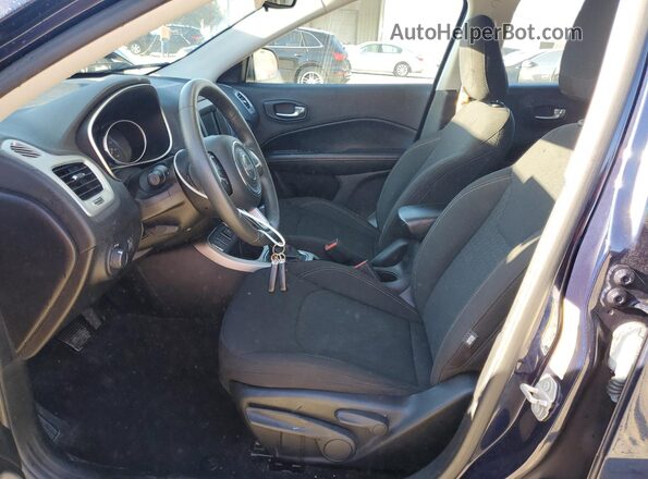 3C4NJCAB6LT220058 2020 JEEP COMPASS Blue Front interior view