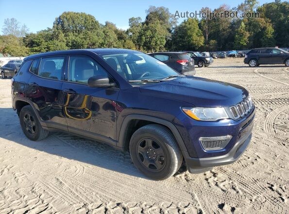 3C4NJCAB6LT220058 2020 JEEP COMPASS Blue Front right