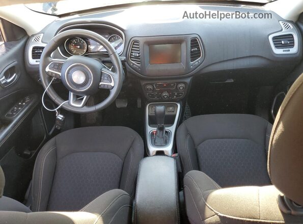 3C4NJCAB6LT220058 2020 JEEP COMPASS Blue Dashboard view