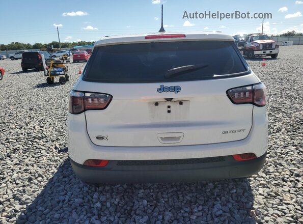 3C4NJCAB7LT159058 2020 JEEP COMPASS White Вид ззаду