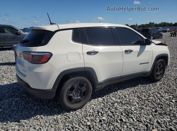 3C4NJCAB7LT159058 2020 JEEP COMPASS White Задня права чверть