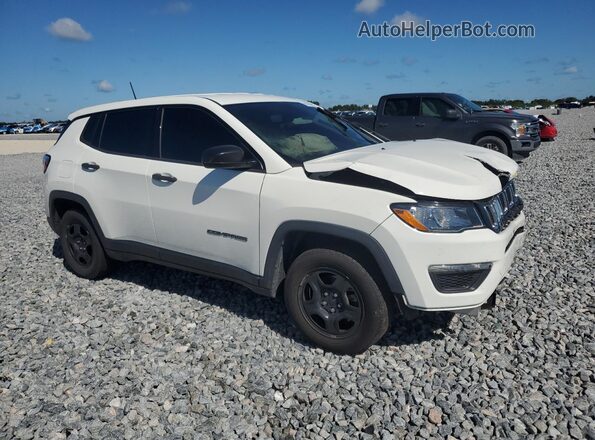 3C4NJCAB7LT159058 2020 JEEP COMPASS White Передня права чверть