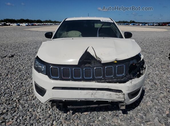 3C4NJCAB7LT159058 2020 JEEP COMPASS White Вид спереду