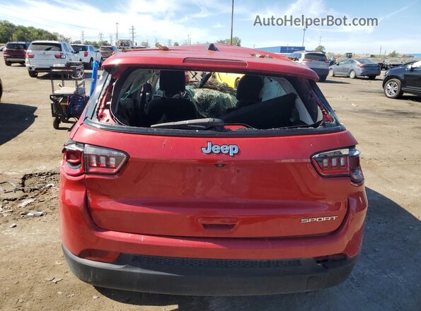 3C4NJCAB7LT247883 2020 JEEP COMPASS Red Rear view