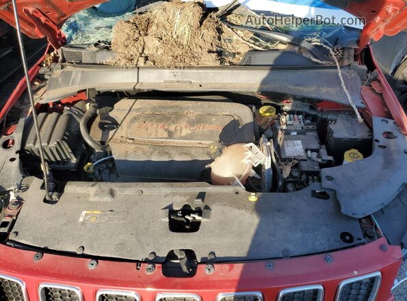3C4NJCAB7LT247883 2020 JEEP COMPASS Red Engine compartment view