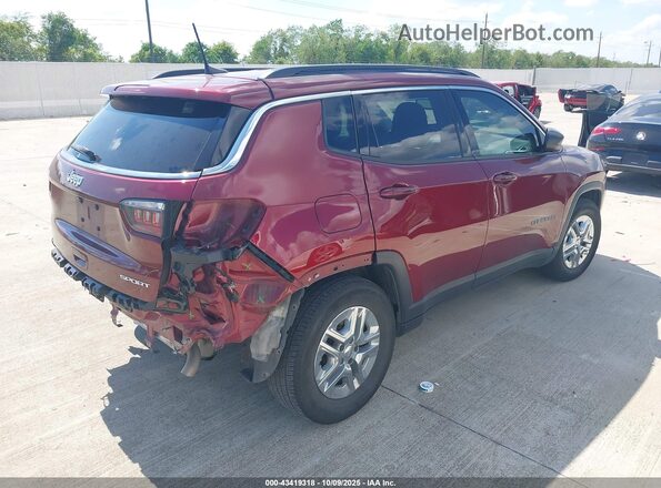 3C4NJCAB8LT243082 2020 JEEP COMPASS Red Trasero derecho