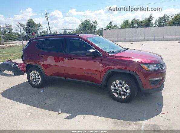 3C4NJCAB8LT243082 2020 JEEP COMPASS Red Vista interior de 360 grados