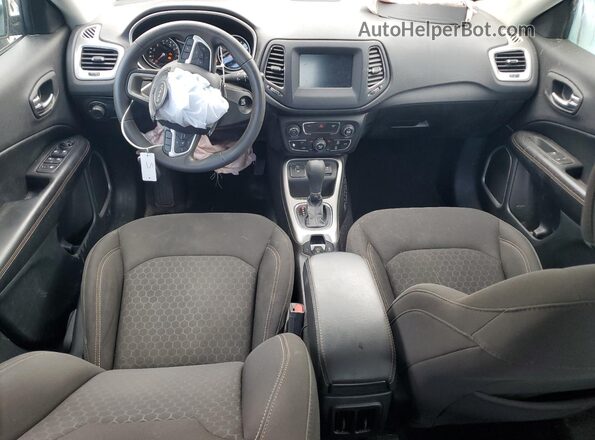 3C4NJCAB9LT253104 2020 JEEP COMPASS Black Вид панелі приладів