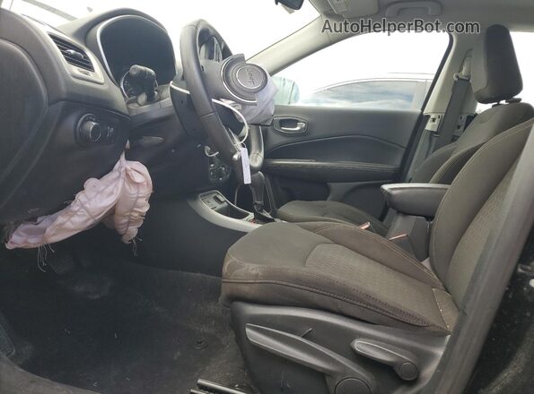 3C4NJCAB9LT253104 2020 JEEP COMPASS Black Вид салону спереду