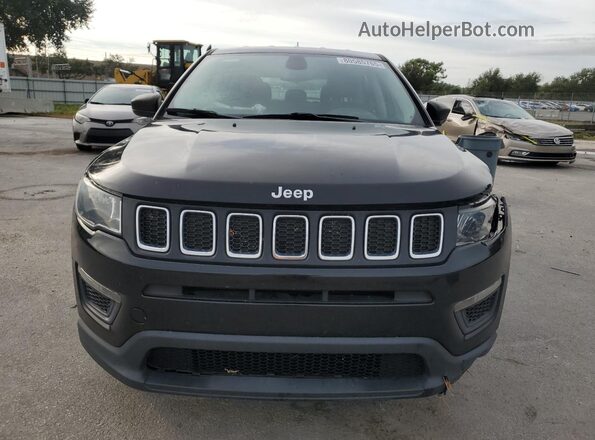 3C4NJCAB9LT253104 2020 JEEP COMPASS Black Вид спереду