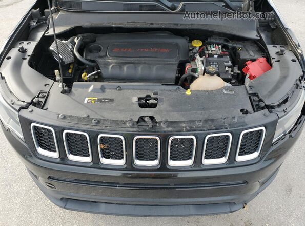 3C4NJCAB9LT253104 2020 JEEP COMPASS Black Вид підкапотного простору