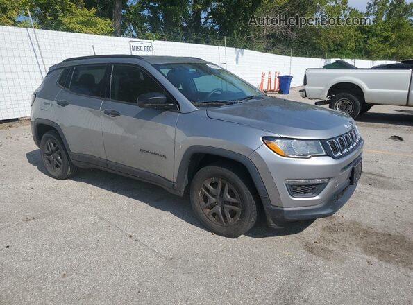 3C4NJCABXHT668391 2017 JEEP COMPASS Gray Vista frontal