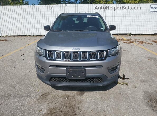 3C4NJCABXHT668391 2017 JEEP COMPASS Gray Vista trasera