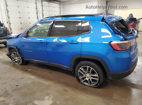 3C4NJCBB3LT258605 2020 JEEP COMPASS Синий Задняя левая четверть