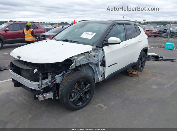 3C4NJCBB7LT147488 2020 JEEP COMPASS White Առջևի ձախ երեք քառորդ տեսարան