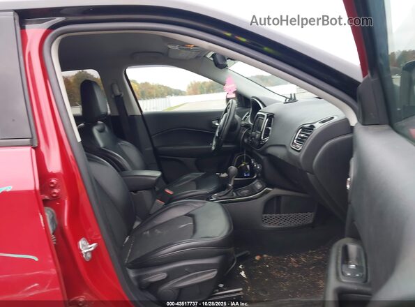 3C4NJCBB9JT408343 2018 JEEP COMPASS Red წინა სალონის ხედი
