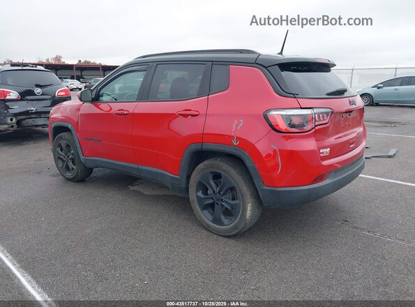 3C4NJCBB9JT408343 2018 JEEP COMPASS Red უკანა მარცხენა