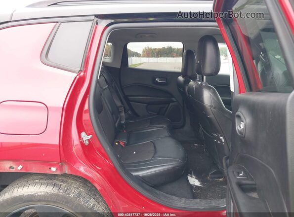 3C4NJCBB9JT408343 2018 JEEP COMPASS Red VIN კოდის სტიკერის ხედი