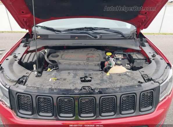 3C4NJCBB9JT408343 2018 JEEP COMPASS Red უკანა ხედი