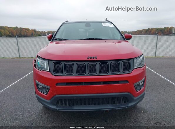 3C4NJCBB9JT408343 2018 JEEP COMPASS Red უკანა სალონის ხედი