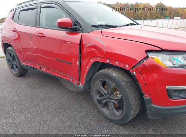 3C4NJCBB9JT408343 2018 JEEP COMPASS Red წინა ხედი