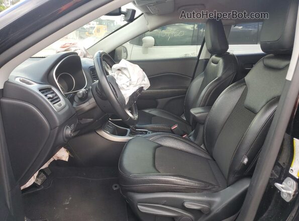 3C4NJCBB9LT135908 2020 JEEP COMPASS Black Widok wnętrza z przodu