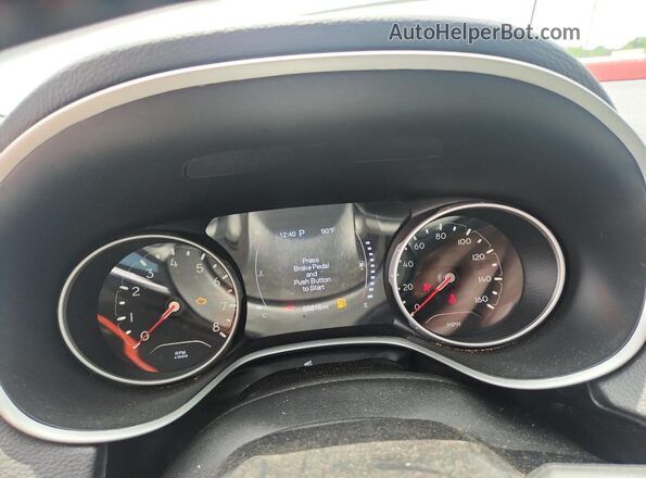 3C4NJCBB9LT159013 2020 JEEP COMPASS Silver Вид щитка приладів