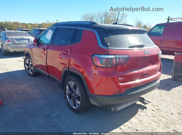 3C4NJCCBXLT162680 2020 JEEP COMPASS Red Trasero izquierdo