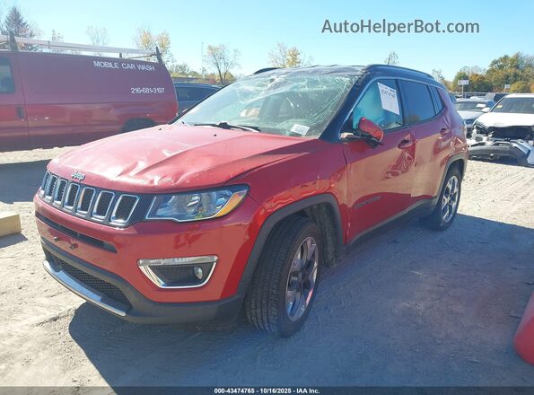 3C4NJCCBXLT162680 2020 JEEP COMPASS Red Vista tres cuartos delantera izquierda