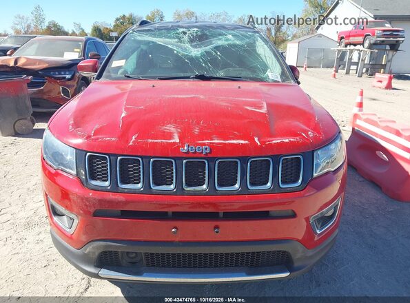 3C4NJCCBXLT162680 2020 JEEP COMPASS Red Vista del cuadro de instrumentos
