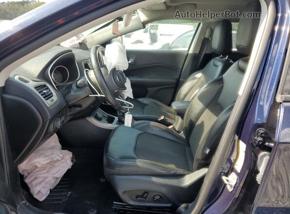 3C4NJDBB0LT255098 2020 JEEP COMPASS Blue Вид салону спереду