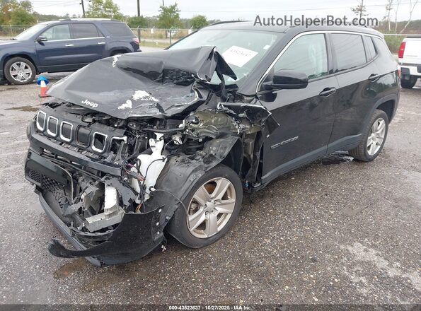 3C4NJDBB1NT228740 2022 JEEP COMPASS Черный Передняя левая четверть