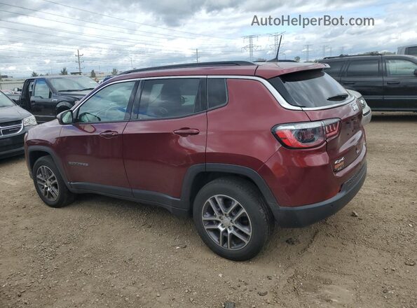 3C4NJDBB2LT255412 2020 JEEP COMPASS Burgundy Հետևի ձախ