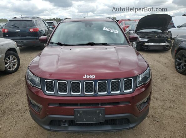 3C4NJDBB2LT255412 2020 JEEP COMPASS Burgundy Դիմացի տեսք