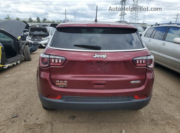 3C4NJDBB2LT255412 2020 JEEP COMPASS Burgundy Հետևի տեսք