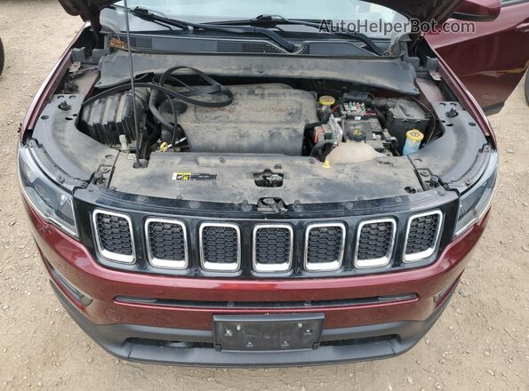 3C4NJDBB2LT255412 2020 JEEP COMPASS Burgundy Սալոնի հետևի տեսք