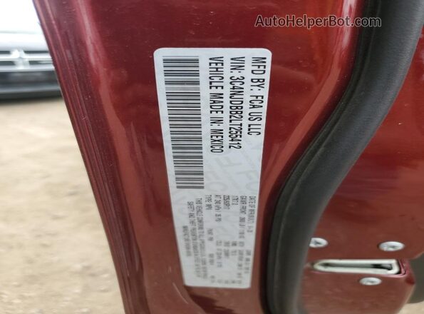 3C4NJDBB2LT255412 2020 JEEP COMPASS Burgundy Շարժիչի բաժամունքի տեսք
