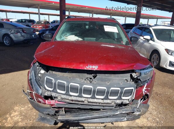 3C4NJDBB8NT130837 2022 JEEP COMPASS Red Vista frontal