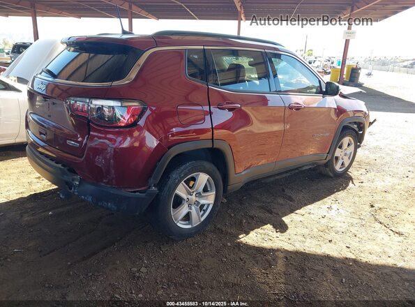 3C4NJDBB8NT130837 2022 JEEP COMPASS Red Trasero derecho