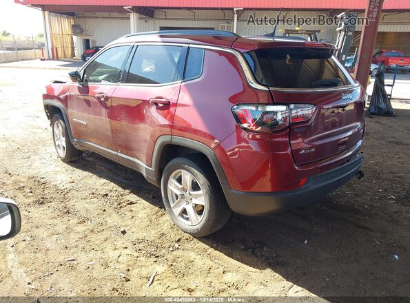 3C4NJDBB8NT130837 2022 JEEP COMPASS Red Trasero izquierdo