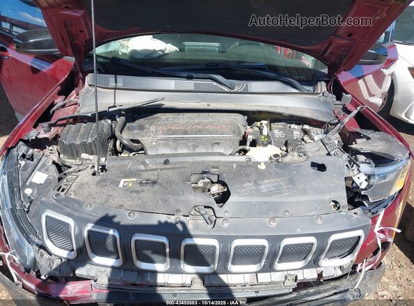 3C4NJDBB8NT130837 2022 JEEP COMPASS Red Vista trasera