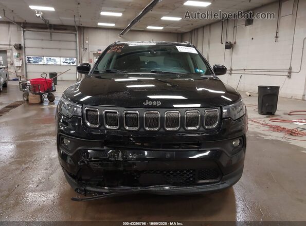 3C4NJDBBXNT203139 2022 JEEP COMPASS Black Instrument cluster view