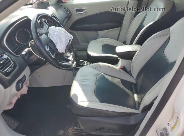 3C4NJDCB0MT520232 2021 JEEP COMPASS White Vista interior delantera