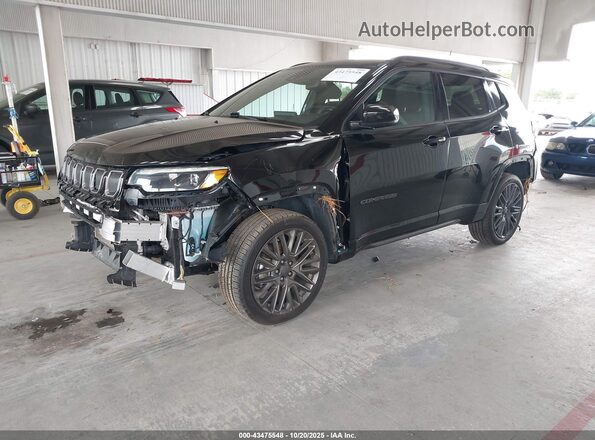 3C4NJDCB2NT159667 2022 JEEP COMPASS Black Передня ліва чверть